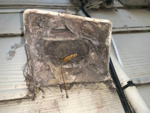 dryer vent fire